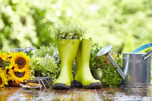 Reviewing gardening safety procedures during site work