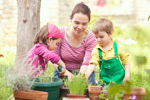Seasonal lawn mowing in Hook for a healthy green garden